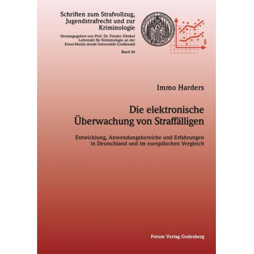 Immo Harders - Die elektronische Überwachung von Straffälligen