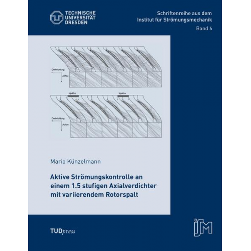 Mario Künzelmann - Aktive Strömungskontrolle an einem 1.5 stufigen Axialverdichter mit variierendem Rotorspalt