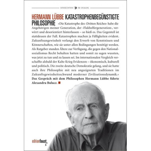 Hermann Lübbe - Katastrophenbegünstigte Philosophie