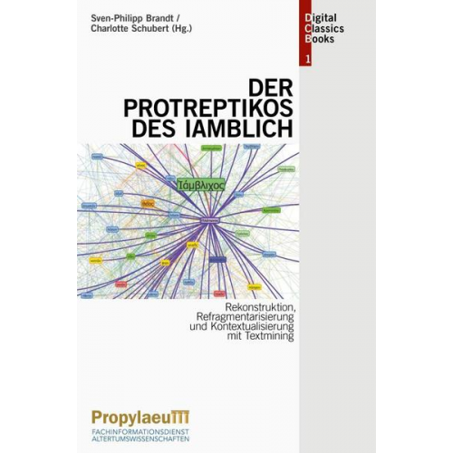 Rekonstruktion, Refragmentarisierung und Kontextualisierung mit Textmining: Der 'Protreptikos' des Iamblich