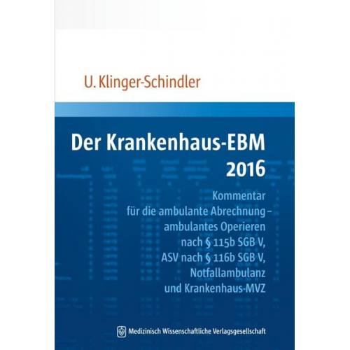 Ursula Klinger-Schindler - Der Krankenhaus-EBM 2016