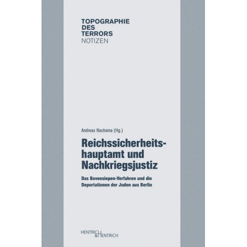 Reichssicherheitshauptamt und Nachkriegsjustiz