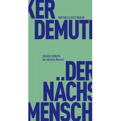 Volker Demuth - Der nächste Mensch