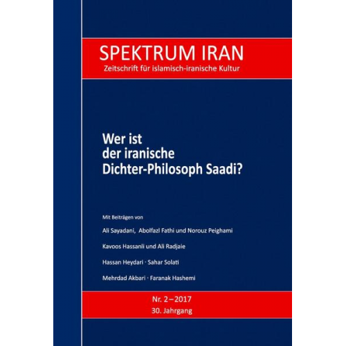 Wer ist der iranische Dichter-Philosoph Saadi?