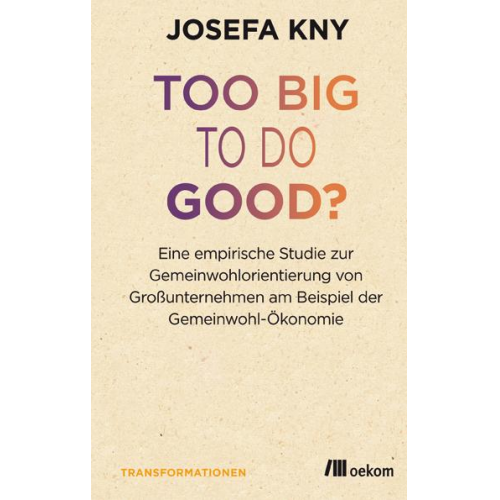 Josefa Kny - Too big to do good?