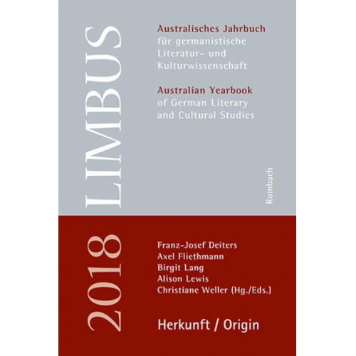 Alison Lewis - Limbus – Australisches Jahrbuch für germanistische Literatur- und Kulturwissenschaft, Band 11 (2018): Herkunft / Origin