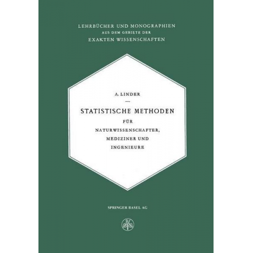 Arthur Linder - Statistische Methoden