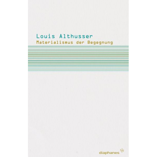 Louis Althusser - Materialismus der Begegnung
