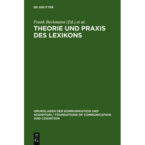 Theorie und Praxis des Lexikons