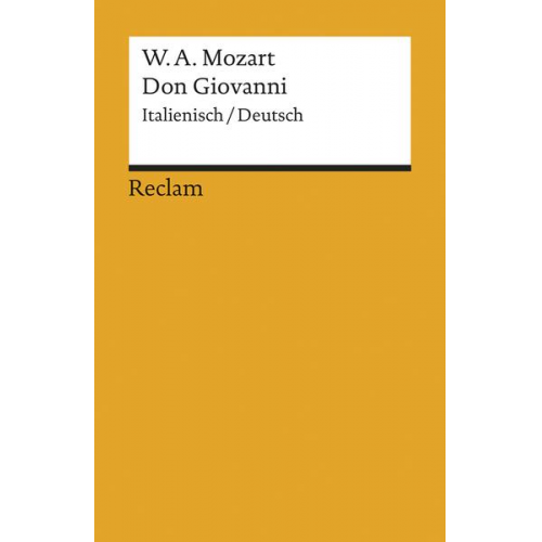 Wolfgang Amadeus Mozart & Lorenzo Da Ponte - Don Giovanni