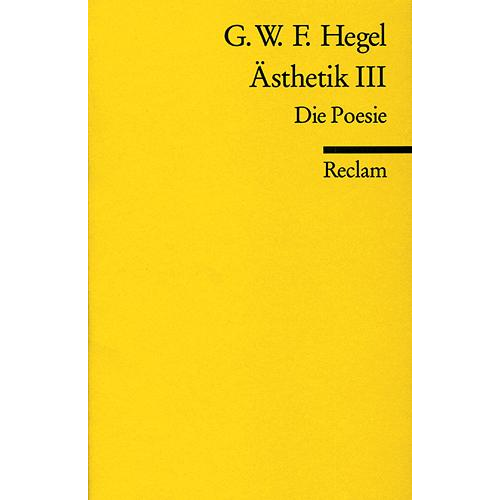 G. W. F. Hegel - Ästhetik 3