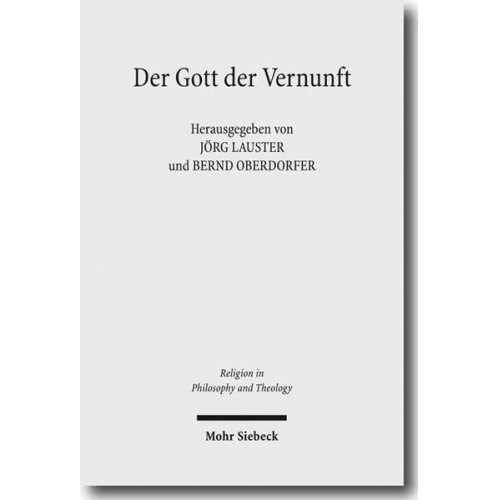 Jörg Lauster & Bernd Oberdorfer - Der Gott der Vernunft