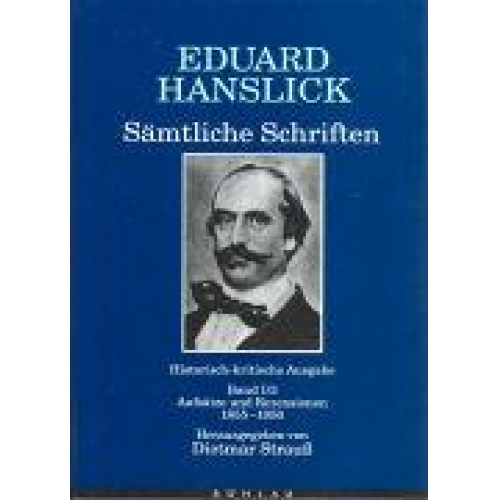 Eduard Hanslick - Aufsätze und Rezensionen 1855-1856