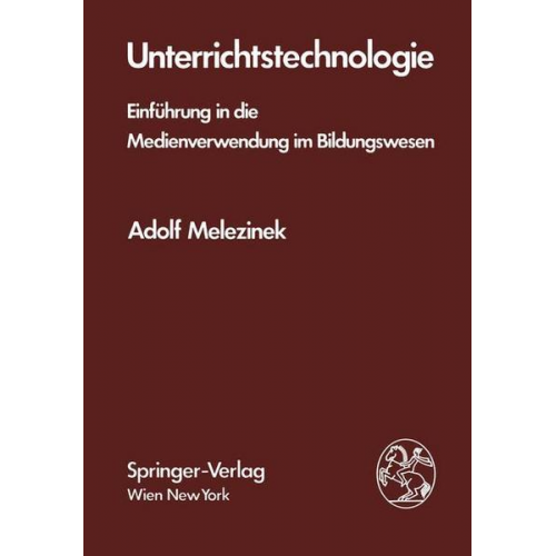 A. Melezinek - Unterrichtstechnologie