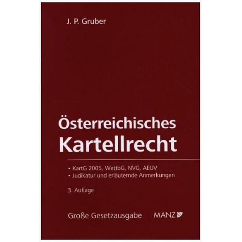 J. P. Gruber - Österreichisches Kartellrecht