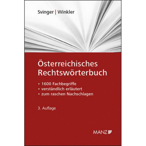 Ute Svinger & Katharina Winkler - Österreichisches Rechtswörterbuch