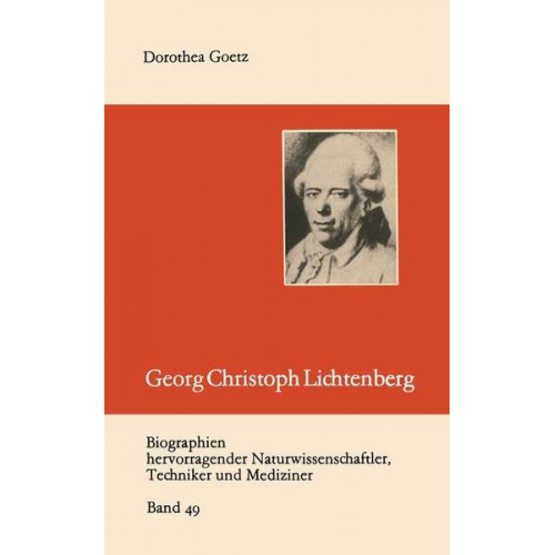 Dorothea Goetz - Georg Christoph Lichtenberg