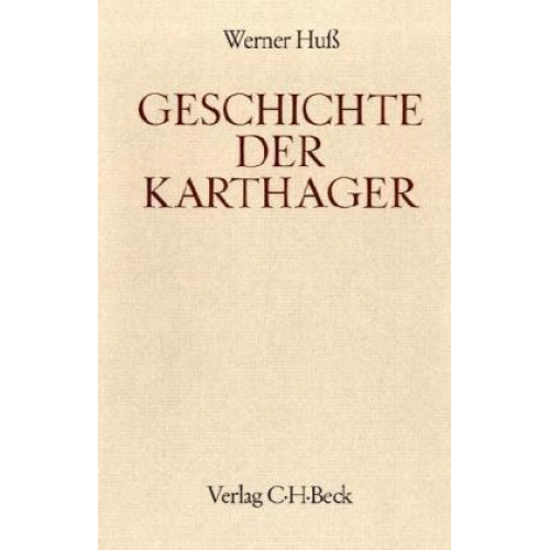 Werner Huss - Geschichte der Karthager