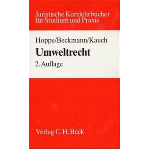 Werner Hoppe & Martin Beckmann & Petra Kauch - Umweltrecht