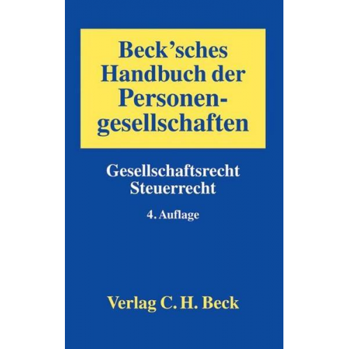 Beck'sches Handbuch der Personengesellschaften