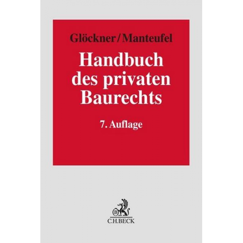 Handbuch des privaten Baurechts