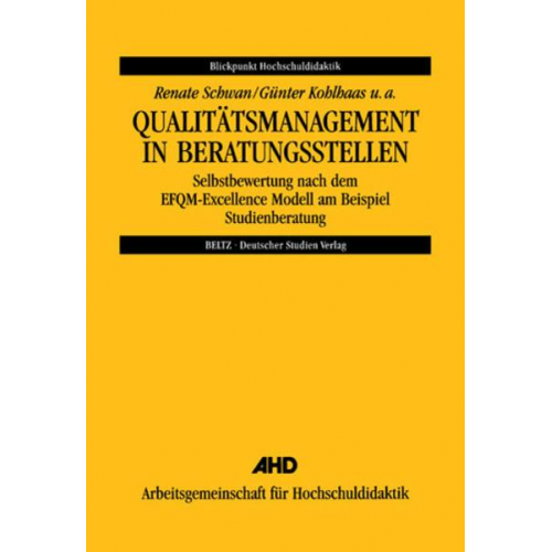 Renate Schwan & Günter Kohlhaas - Qualitätsmanagement in Beratungsstellen