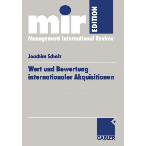 Joachim Scholz - Wert und Bewertung internationaler Akquisitionen