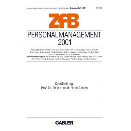 Personalmanagement 2001