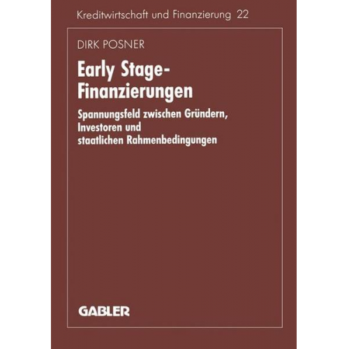 Dirk Posner - Early Stage-Finanzierungen