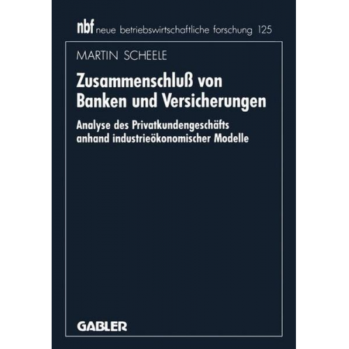 Martin Scheele - Zusammenschluß von Banken und Versicherungen