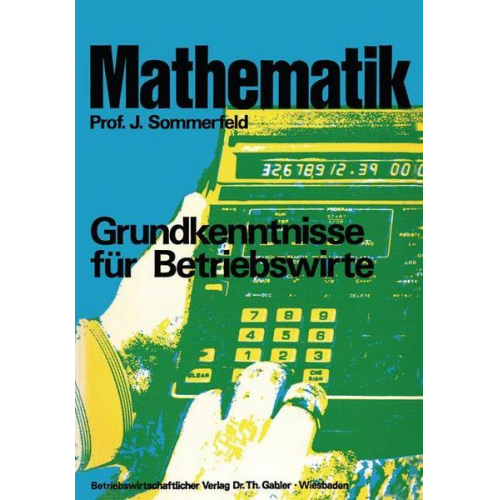 Johannes Sommerfeld - Mathematik