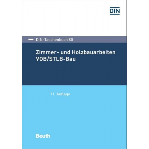 Zimmer- und Holzbauarbeiten VOB/STLB-Bau