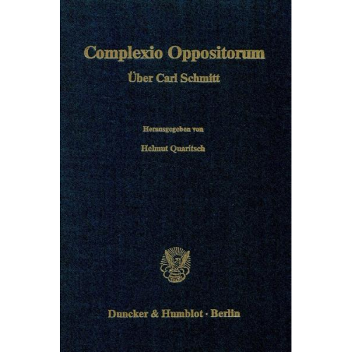 Helmut Quaritsch - Complexio Oppositorum.