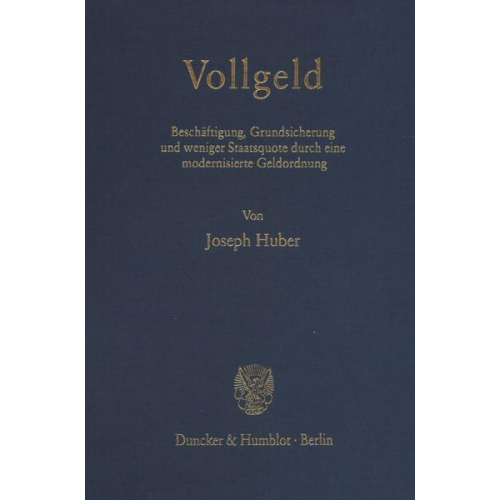 Joseph Huber - Vollgeld