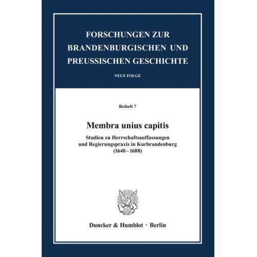 Michael Kaiser & Michael Rohrschneider - Membra unius capitis.