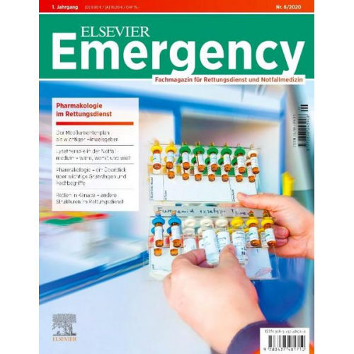 Elsevier Emergency. Pharmakologie im Rettungsdienst. 6/2020