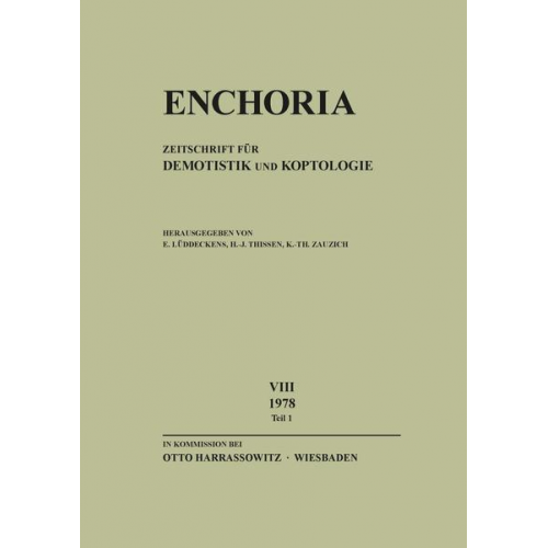 Enchoria 8 (1978) Teil 1