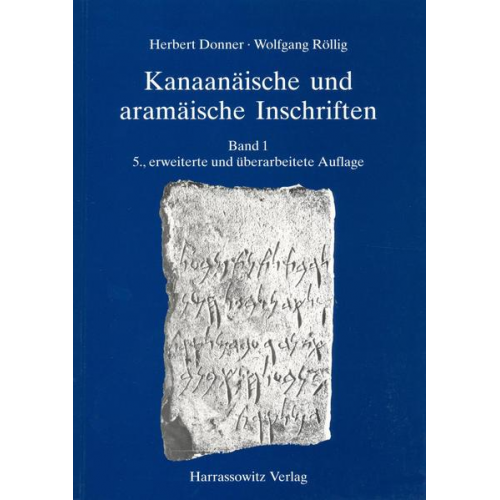 Herbert Donner & Wolfgang Röllig - Kanaanäische und aramäische Inschriften