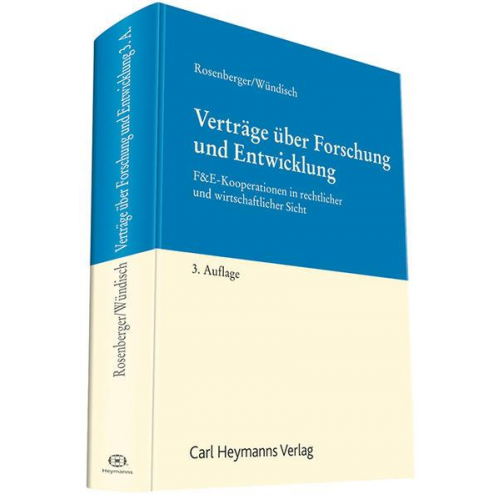 Hans-Peter Rosenberger & Sebastian Wündisch - Verträge über Forschung und Entwicklung