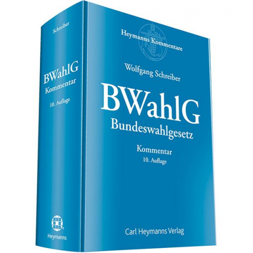 Johann Hahlen & Karl-Ludwig Strelen - BWahlG Bundeswahlgesetz