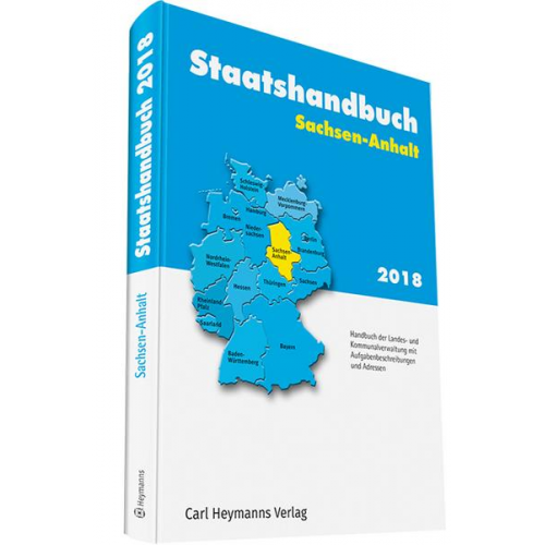 BRD Staatshandbuch Sachsen-Anhalt 2018