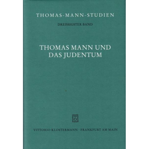 Manfred Dierks & Ruprecht Wimmer - Thomas Mann und das Judentum