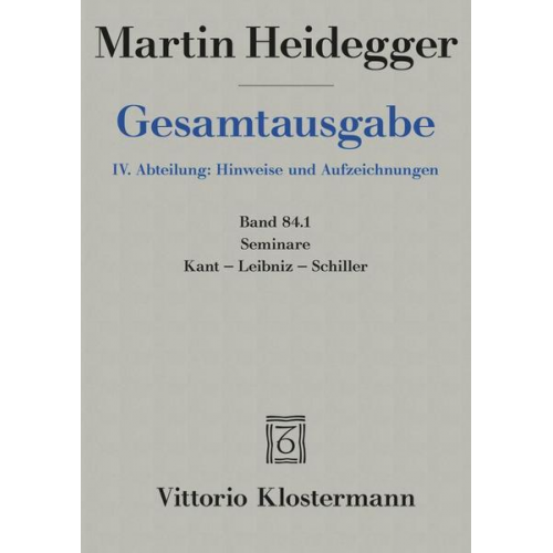 Martin Heidegger - Seminare