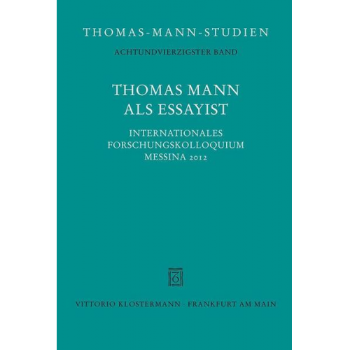 Thomas Mann als Essayist