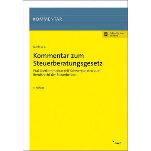 Alexander Busse & Clemens Kuhls & Nicole Appich & Christoph Goez & Georg-Friedrich Güntge - Kommentar zum Steuerberatungsgesetz