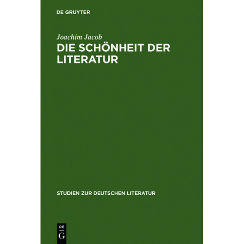 Joachim Jacob - Die Schönheit der Literatur