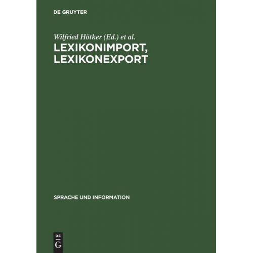 Wilfried Hötker & Petra Ludewig - Lexikonimport, Lexikonexport