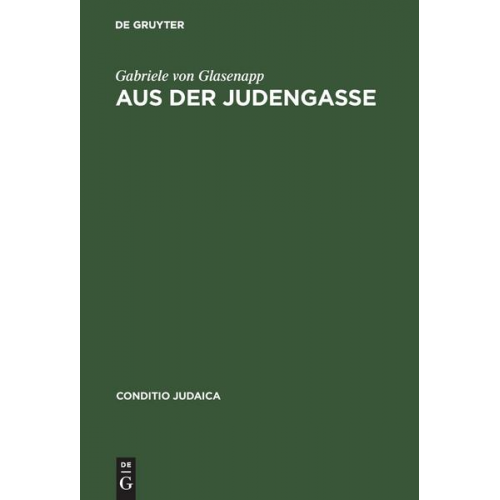 Gabriele Glasenapp - Aus der Judengasse