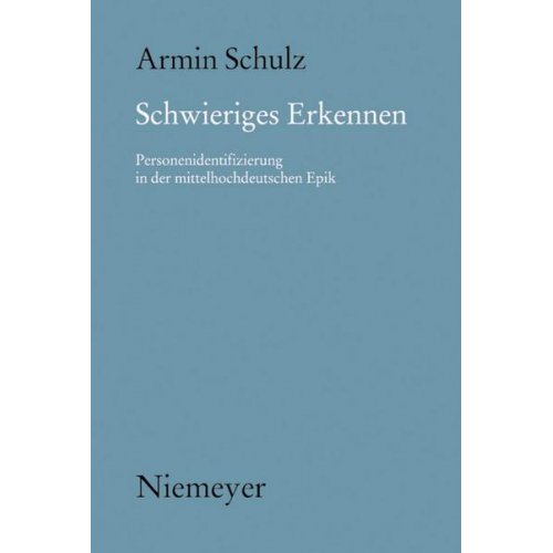 Armin Schulz - Schwieriges Erkennen