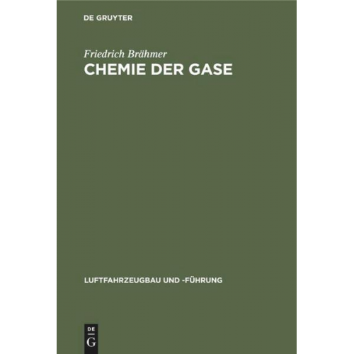 Friedrich Brähmer - Chemie der Gase